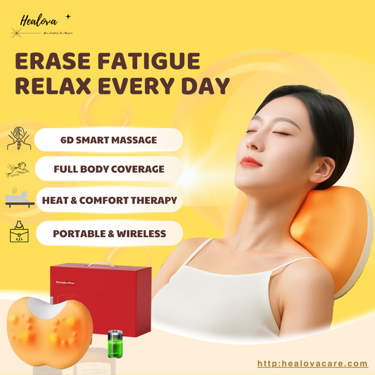 Multifunctional Neck Back Massage Pillow