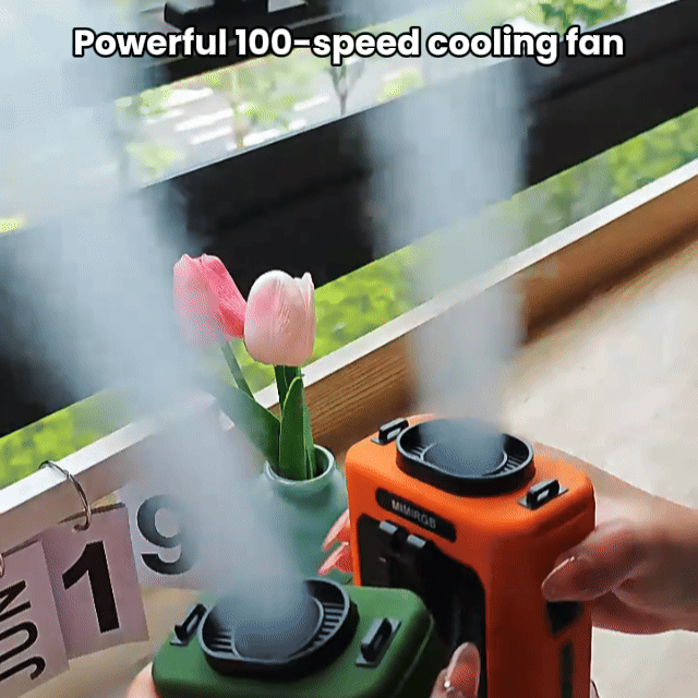 AirClip Outdoor Cooling Fan - Instant Cool Zone, Anywhere!