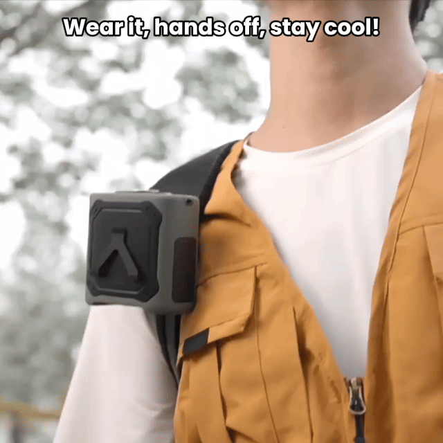 AirClip Outdoor Cooling Fan - Instant Cool Zone, Anywhere!