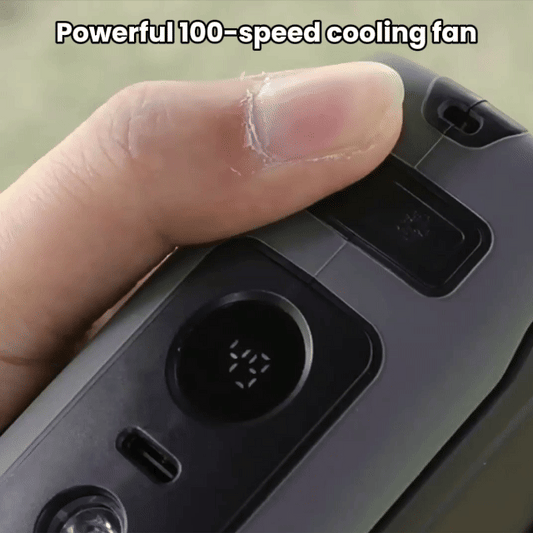 AirClip Outdoor Cooling Fan - Instant Cool Zone, Anywhere!