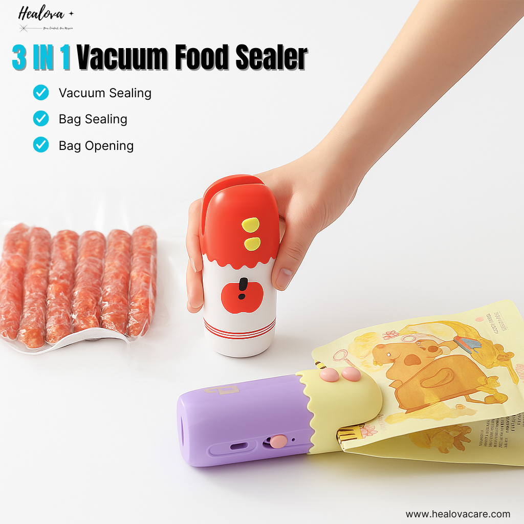 3 IN 1 Vacuum Food Sealer - New Design 2025