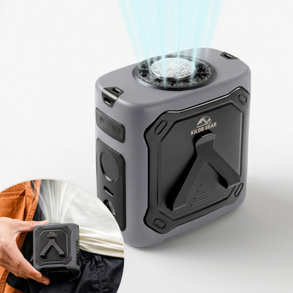 AirClip Outdoor Cooling Fan - Instant Cool Zone, Anywhere!